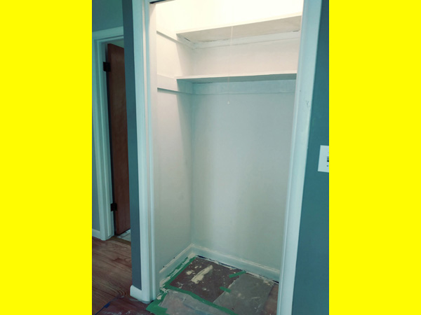 devoid of wallpaper and glue, clean,dried and primed.