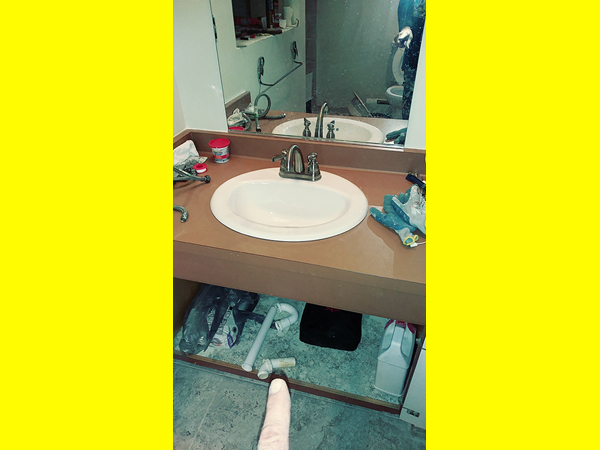 One of the new sinks is in...